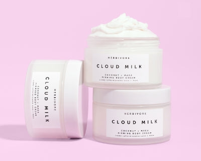 Cloud Milk Body Cream jars stacked
