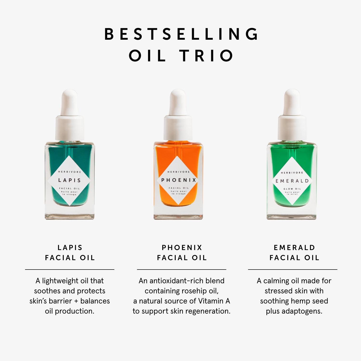 The Oil Discovery Set | Herbivore Botanicals