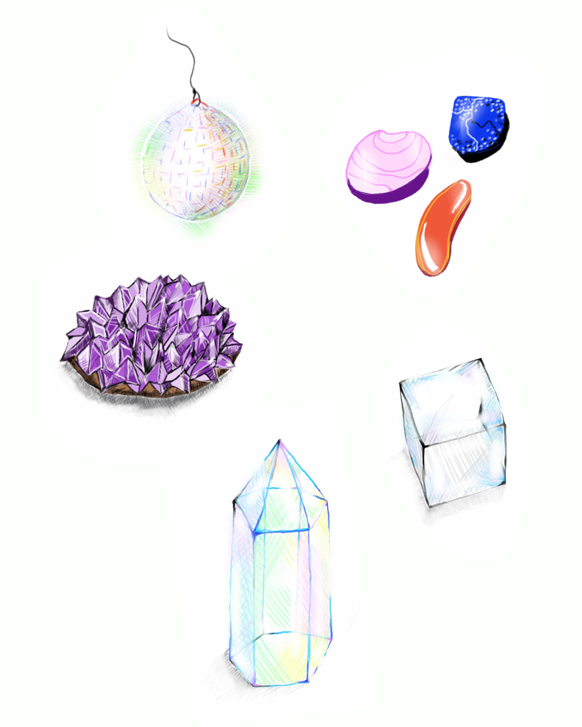 Five Crystal Shapes and How to Use Them – Herbivore Botanicals