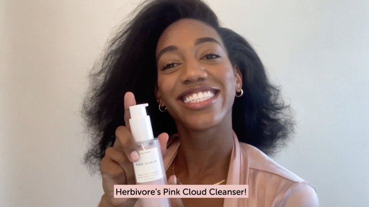 Watch: Clean Beauty Esthetician Camay Talks About Pink Cloud Creamy Jelly Cleanser