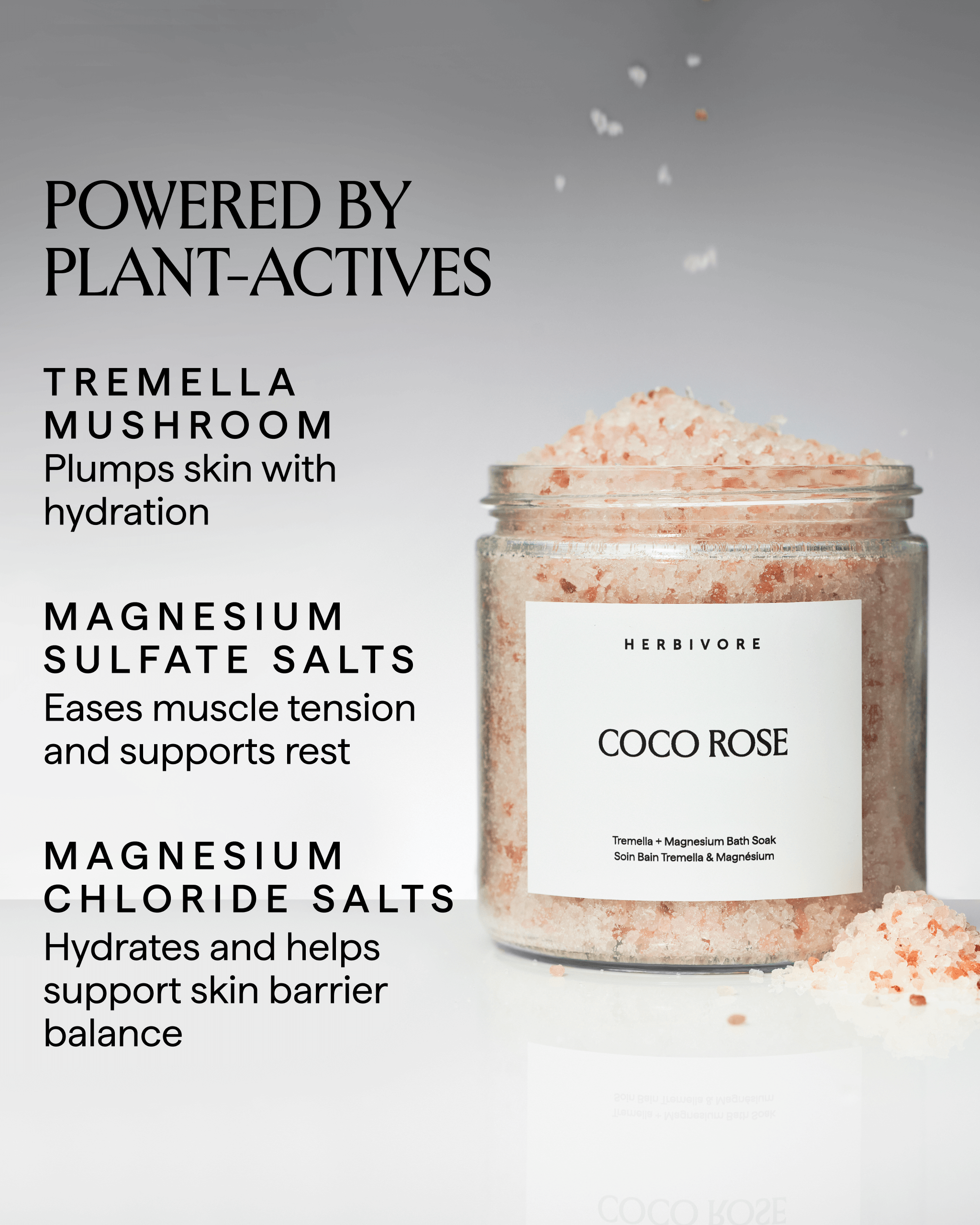 COCO ROSE Tremella + Magnesium Bath Soak