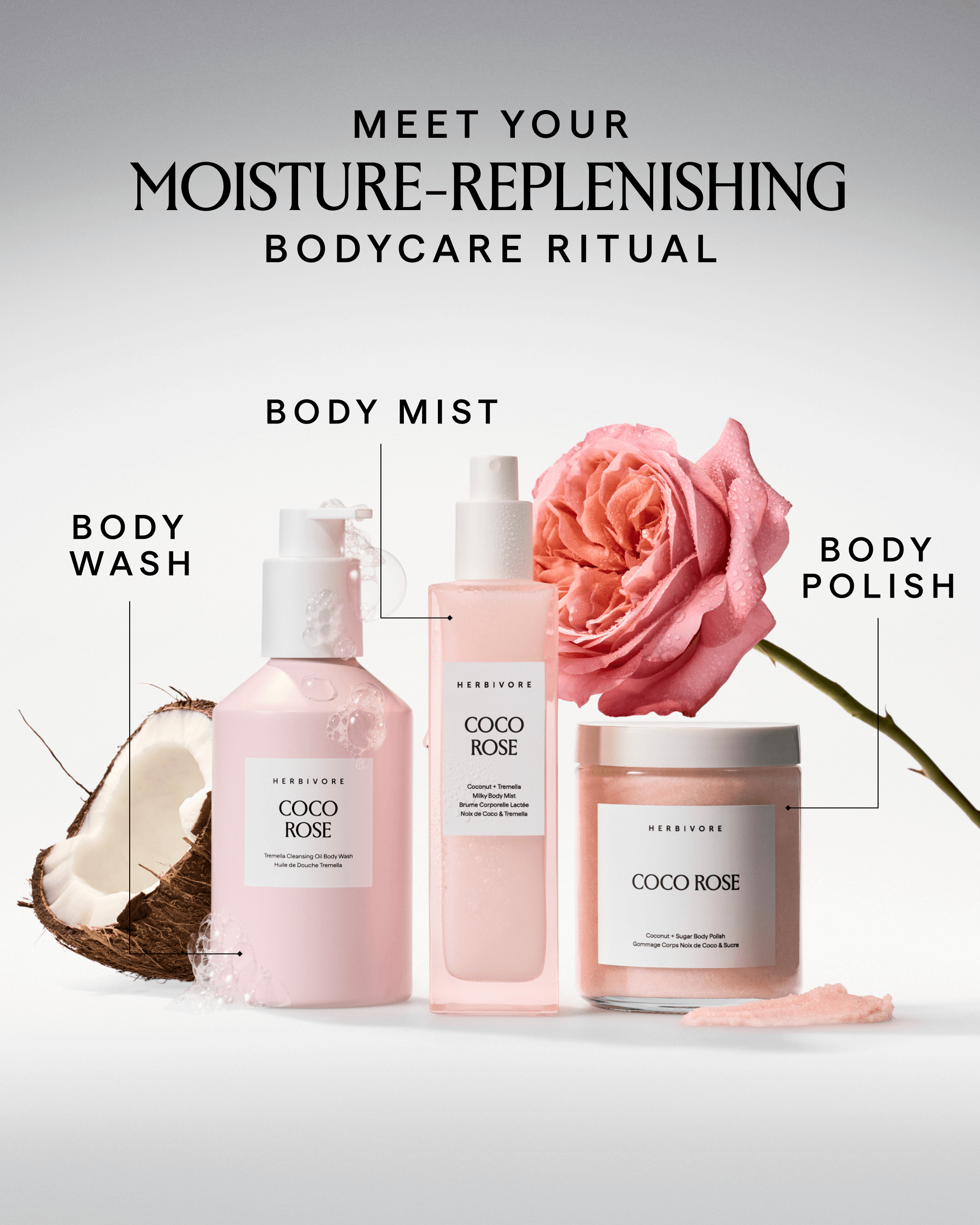 COCO ROSE Coconut + Tremella Milky Body Mist