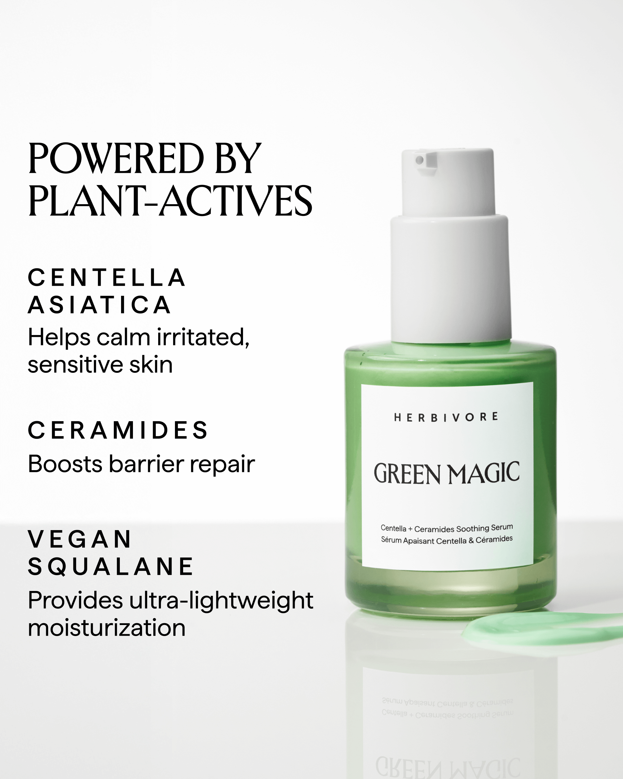 GREEN MAGIC Centella + Ceramides Soothing Face Serum
