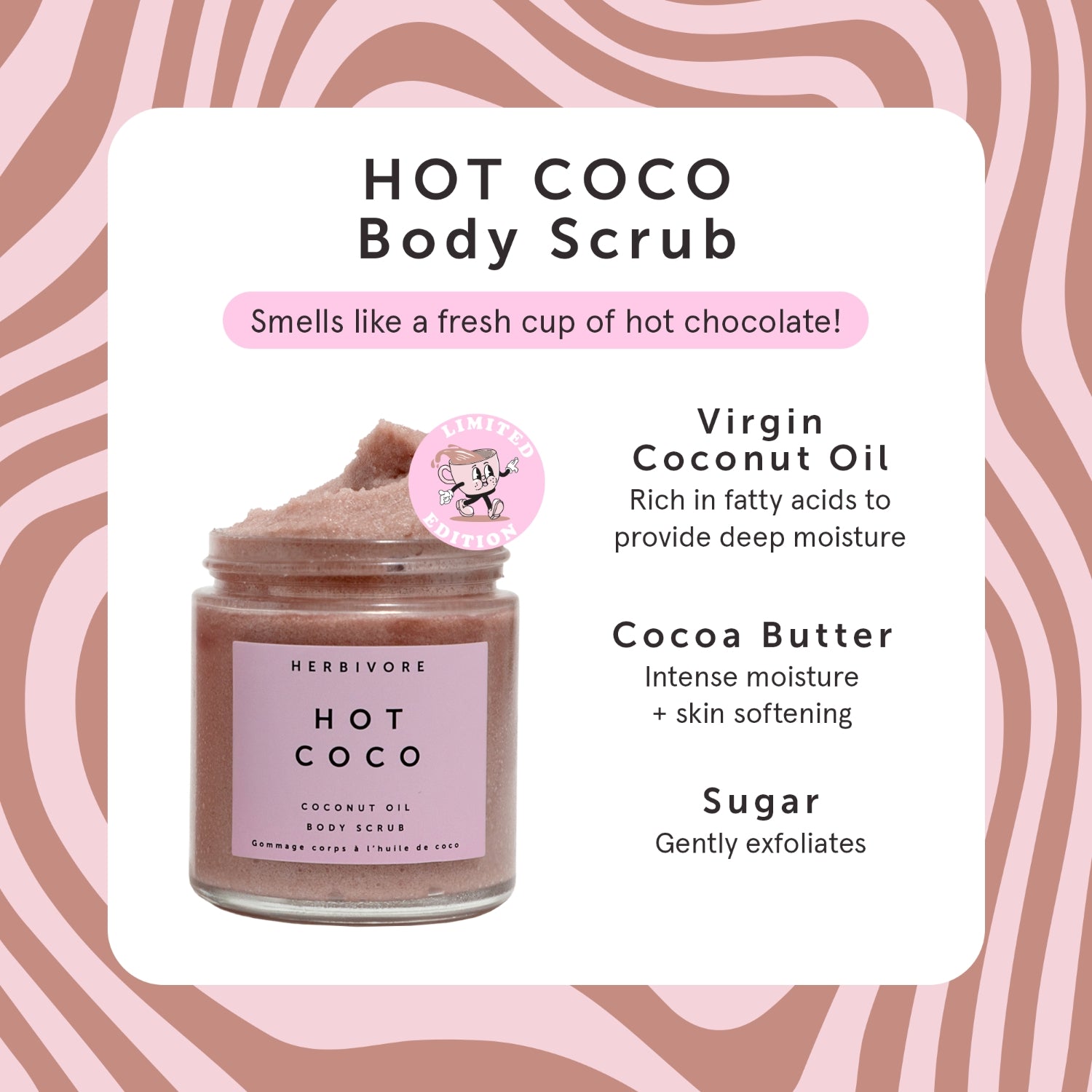 HOT COCO Coconut Oil Body Scrub