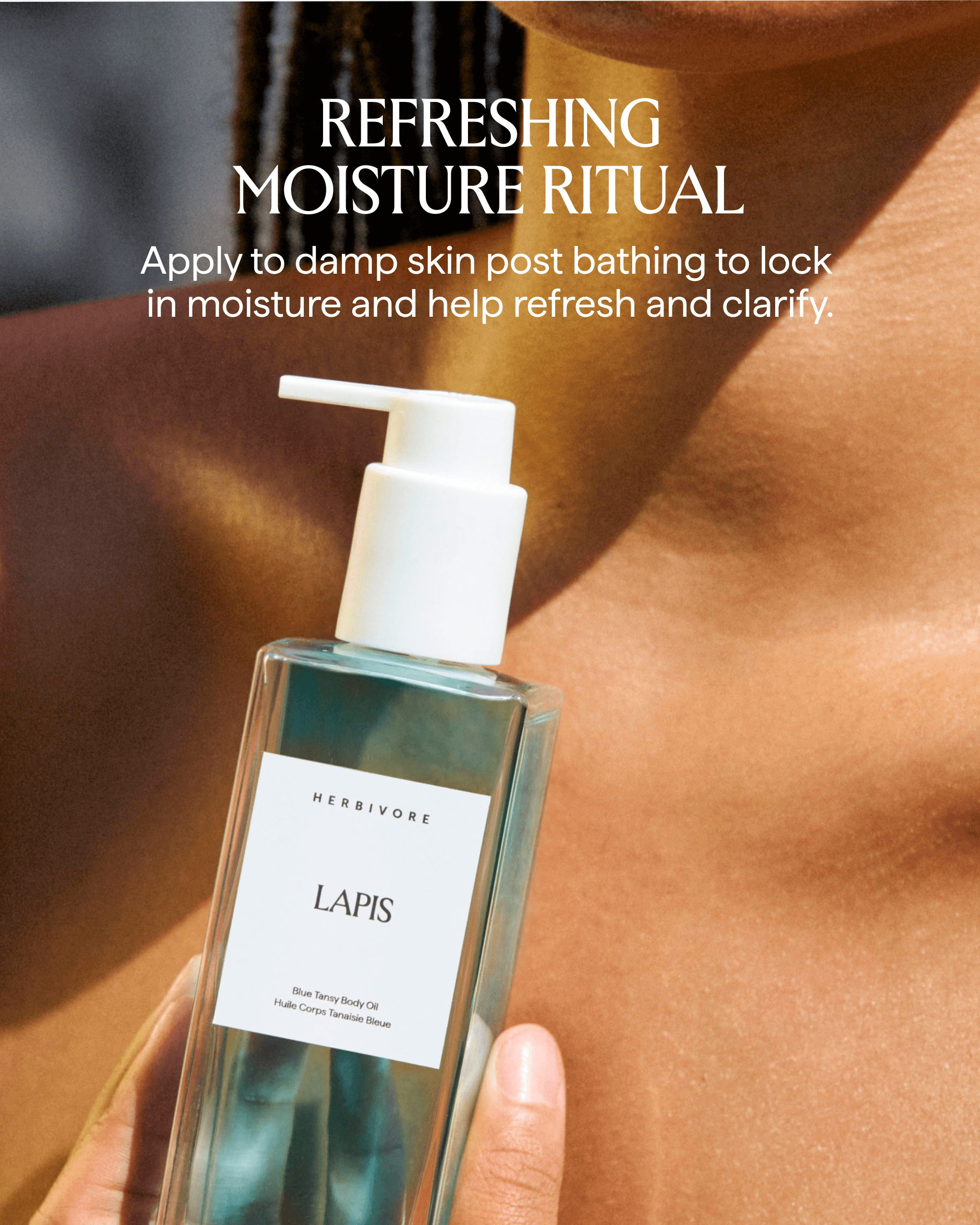 LAPIS Blue Tansy + Squalane Balancing Body Oil