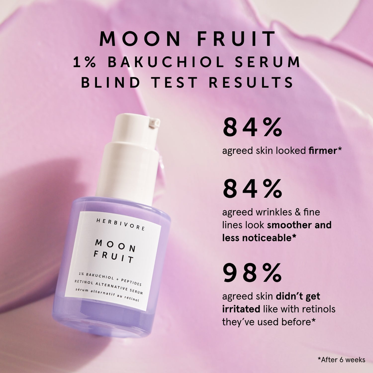 HERBIVORE Moon Fruit Gesichtsserum – Pflanzliche Retinol-Alternative Mit Bakuchiol Für Glatte Haut