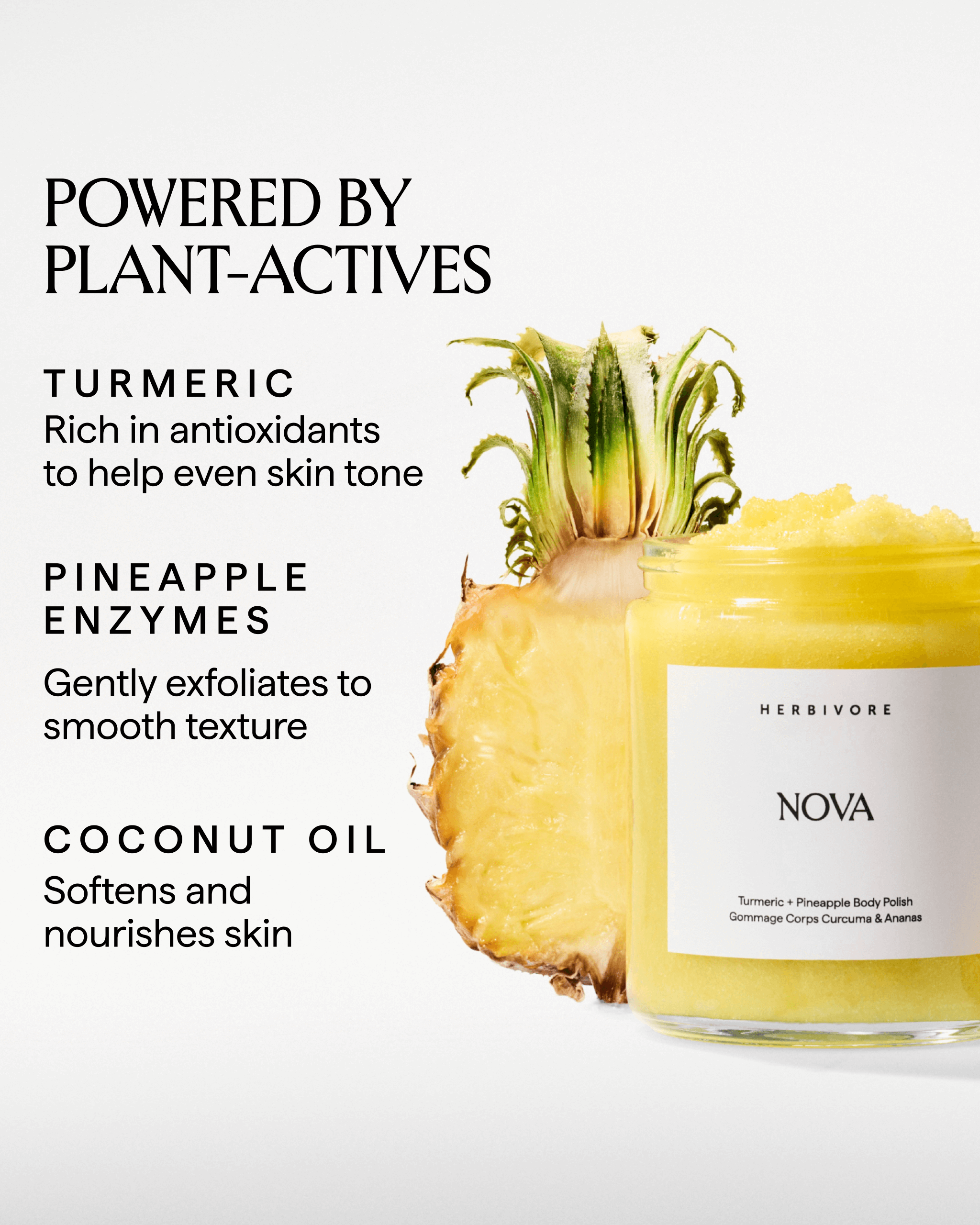 NOVA Turmeric + Pineapple Body Polish
