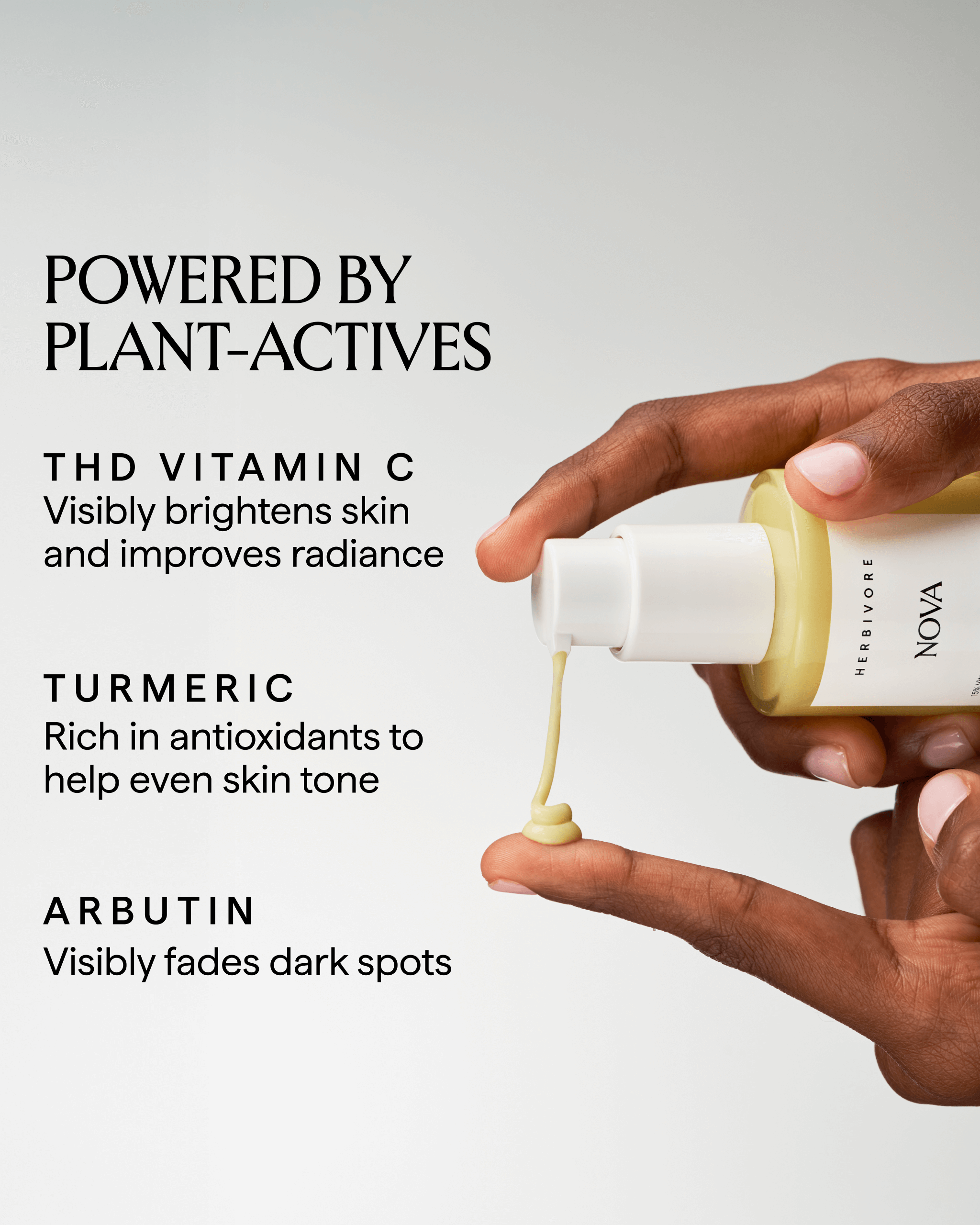 NOVA 15% Vitamin C + Turmeric Brightening Face Serum