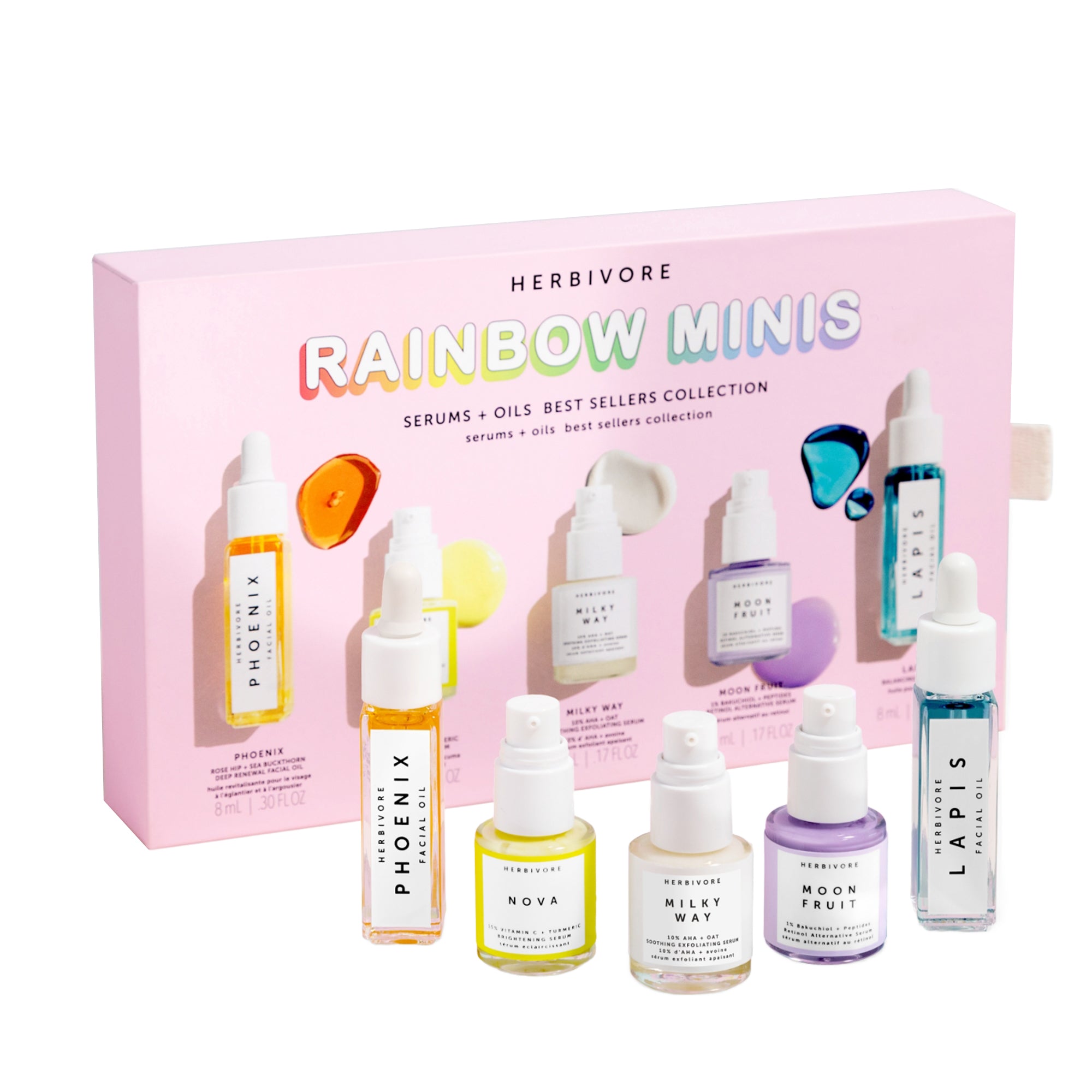 RAINBOW MINIS Serums + Oils Bestsellers Set