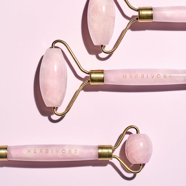 Rose Quartz Face Roller & Face Rollers Herbivore Botanicals