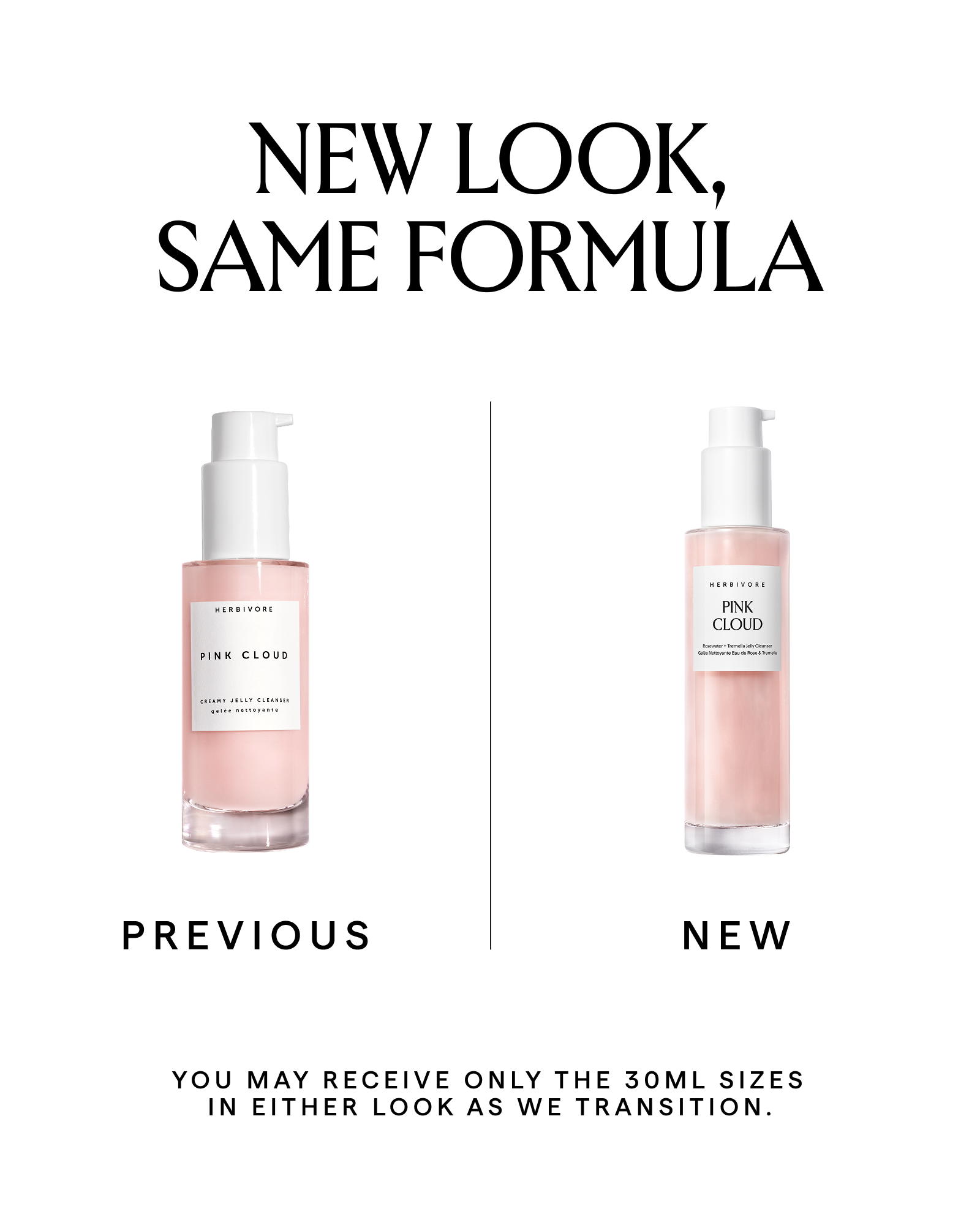 PINK CLOUD Rosewater + Tremella Jelly Facial Cleanser